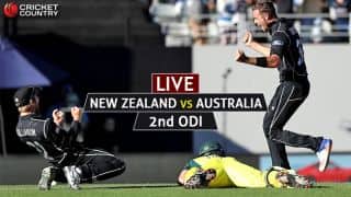 Live Cricket Score, New Zealand vs Australia, 2nd ODI at Napier: Match abandoned
